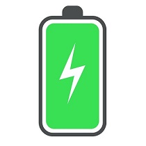 simbolo bateria de voltaje al maximo