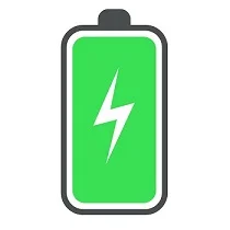 simbolo bateria de voltaje al maximo